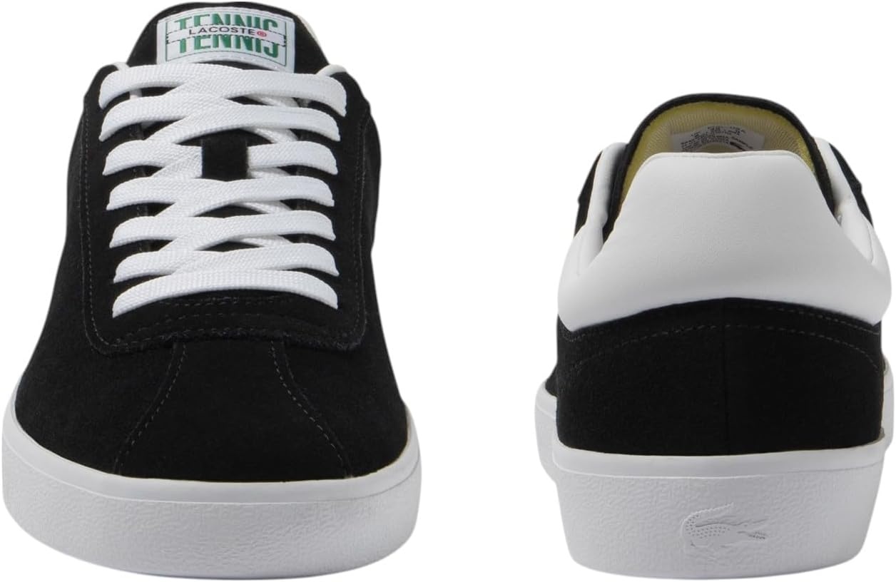 image:imageLacoste Mens Baseshot Translucent Sole SneakersBlackWhite