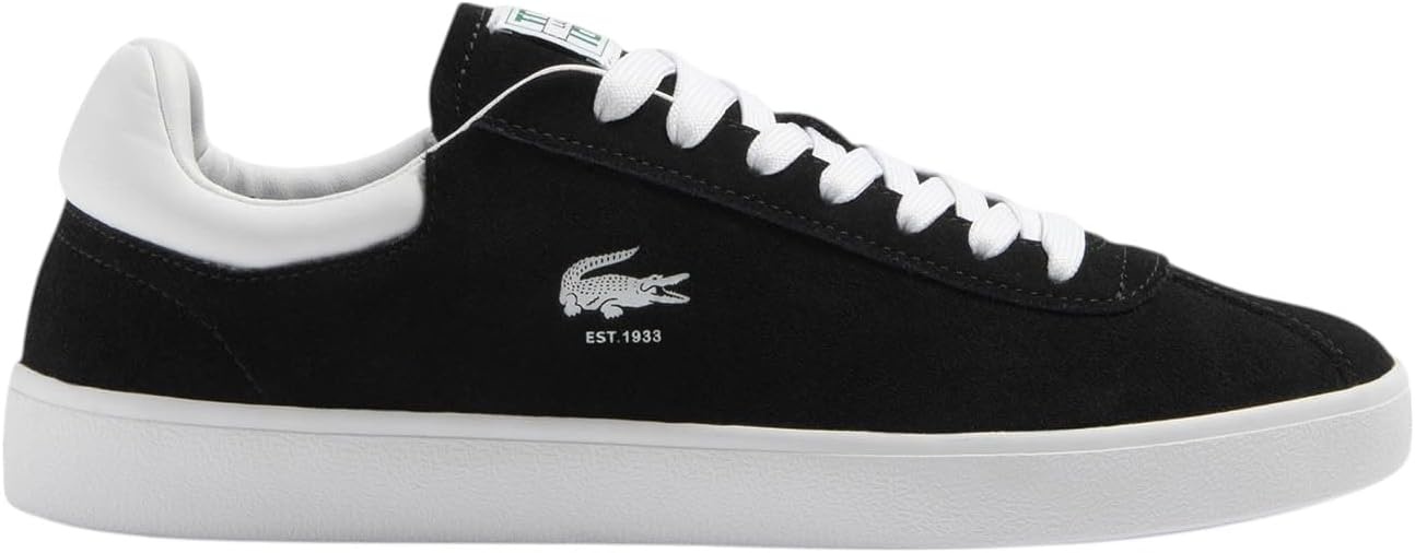 image:imageLacoste Mens Baseshot Translucent Sole SneakersBlackWhite