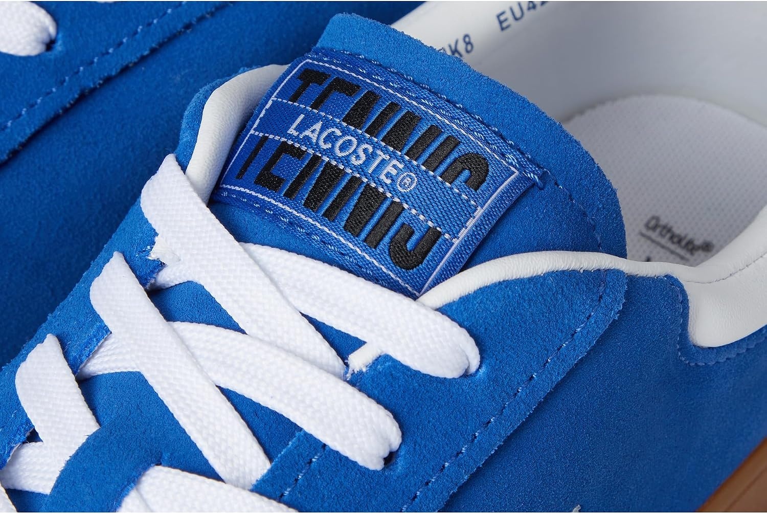 image:imageLacoste Mens Baseshot Translucent Sole SneakersBluGum