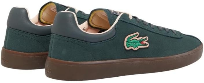 image:imageLacoste Mens Baseshot Translucent Sole SneakersDark Green Dark Gum