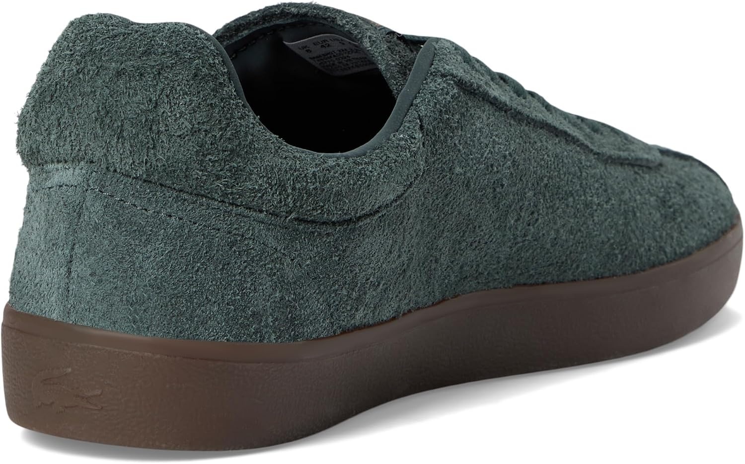 image:imageLacoste Mens Baseshot Translucent Sole SneakersDk GrnDk Gum