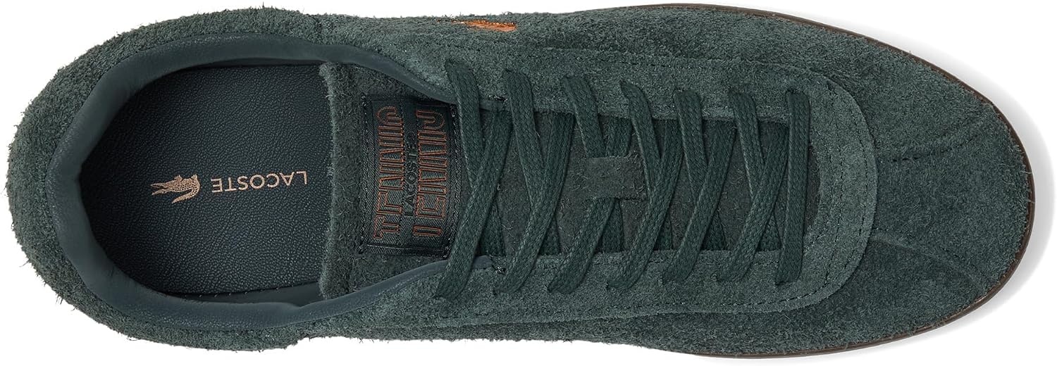 image:imageLacoste Mens Baseshot Translucent Sole SneakersDk GrnDk Gum