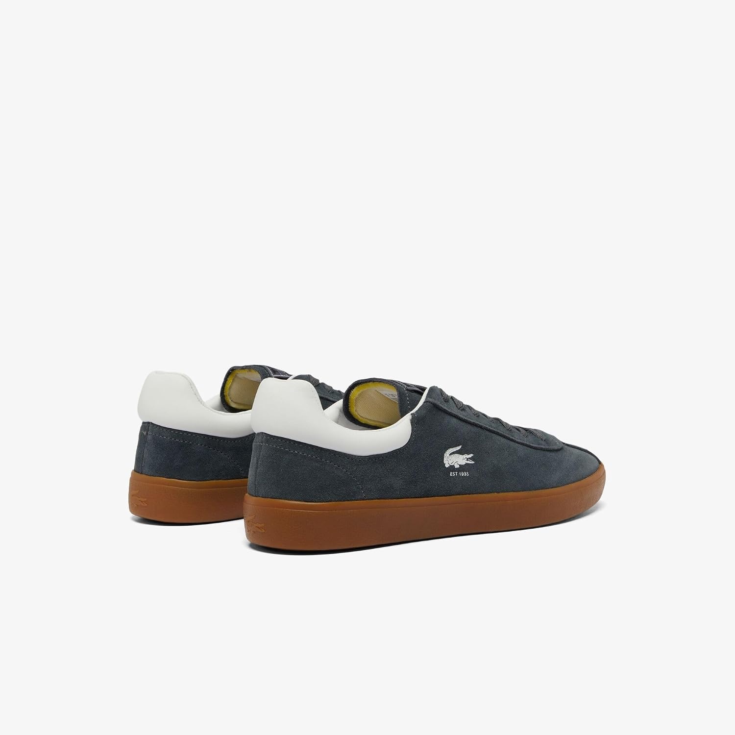 image:imageLacoste Mens Baseshot Translucent Sole SneakersDk GryGum