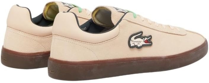 image:imageLacoste Mens Baseshot Translucent Sole SneakersLight Pink Dark Gum