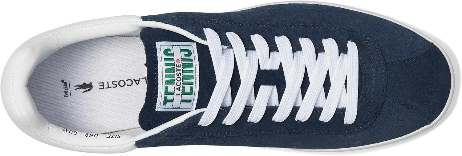image:imageLacoste Mens Baseshot Translucent Sole SneakersNavyWhite