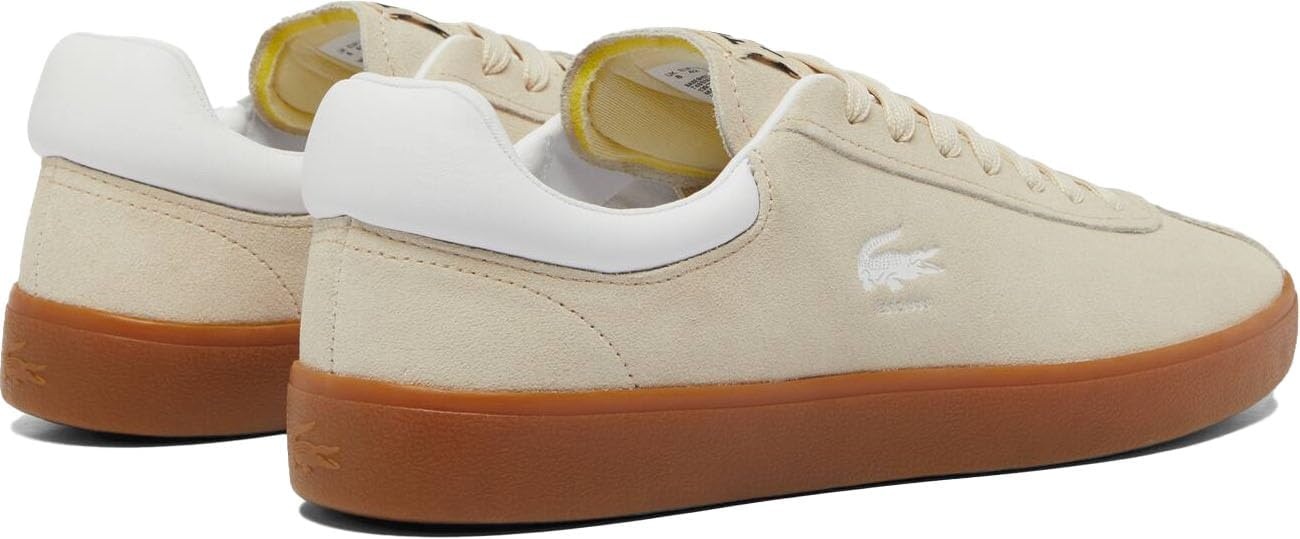 image:imageLacoste Mens Baseshot Translucent Sole SneakersOff WhtGum
