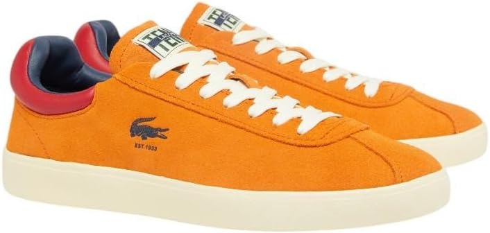 image:imageLacoste Mens Baseshot Translucent Sole SneakersOrange Light Yellow