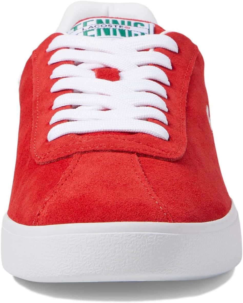 image:imageLacoste Mens Baseshot Translucent Sole SneakersRedWht