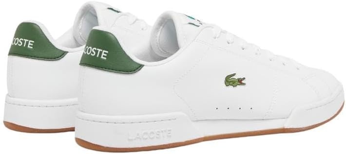 image:imageLacoste Mens Carnaby Cup Leather SneakersWhite Dark Green