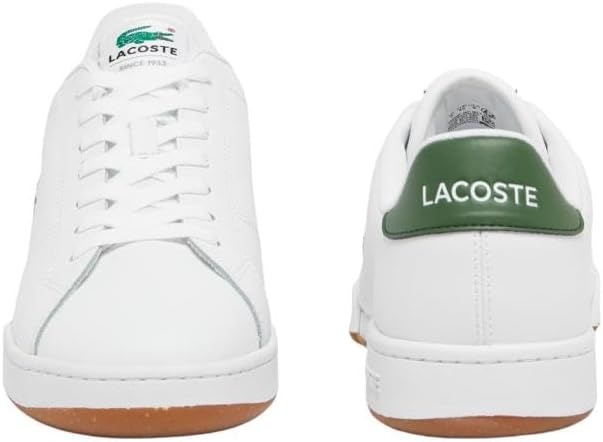 image:imageLacoste Mens Carnaby Cup Leather SneakersWhite Dark Green