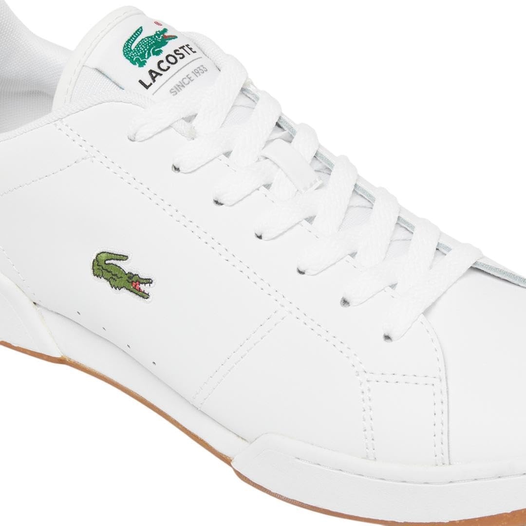 image:imageLacoste Mens Carnaby Cup Leather SneakersWhite Dark Green