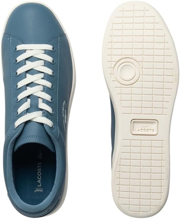 image:imageLacoste Mens Carnaby Set Leather SneakersBlue Off White