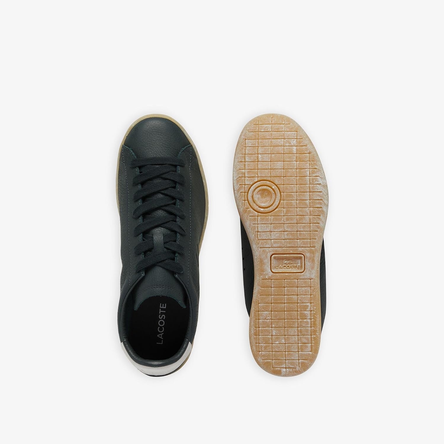 image:imageLacoste Mens Carnaby Set Leather SneakersDk GrnGum