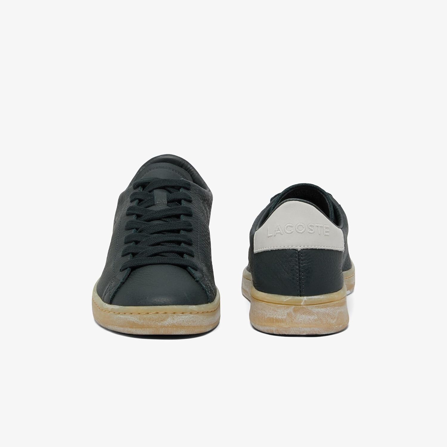 image:imageLacoste Mens Carnaby Set Leather SneakersDk GrnGum