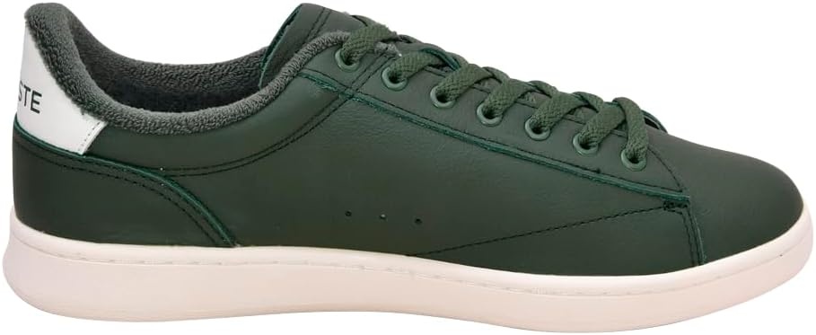 image:imageLacoste Mens Carnaby Set Leather SneakersDk GrnOff Wht