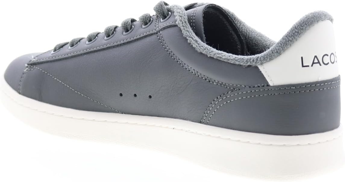 image:imageLacoste Mens Carnaby Set Leather SneakersDk GryOff Wht