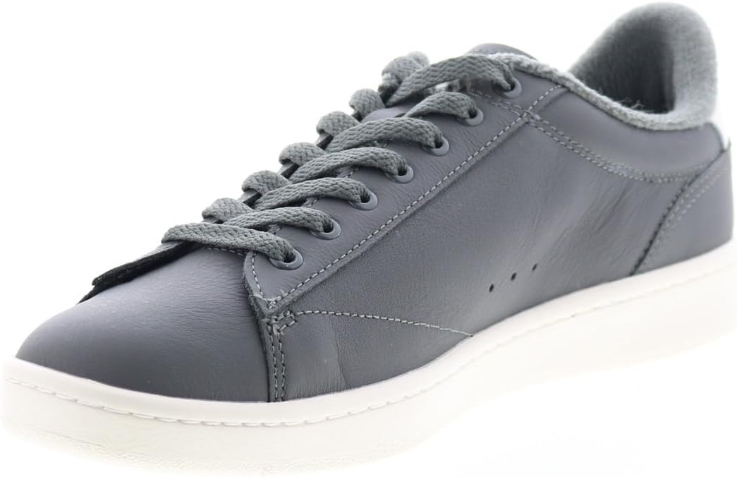 image:imageLacoste Mens Carnaby Set Leather SneakersDk GryOff Wht