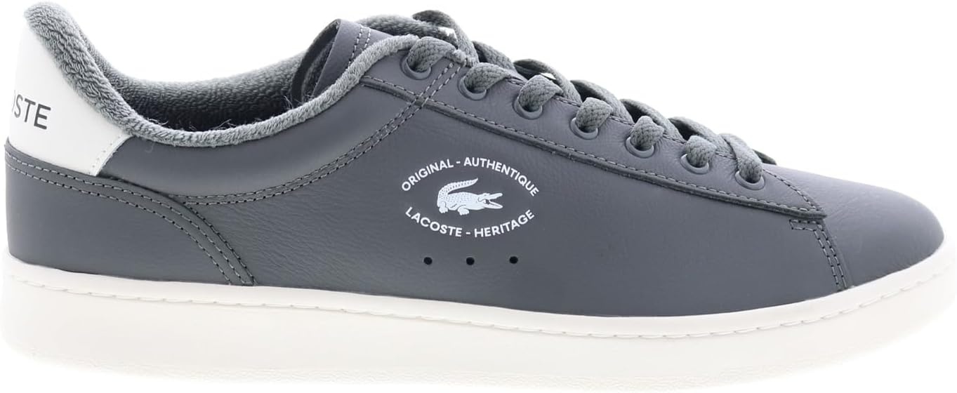 image:imageLacoste Mens Carnaby Set Leather SneakersDk GryOff Wht