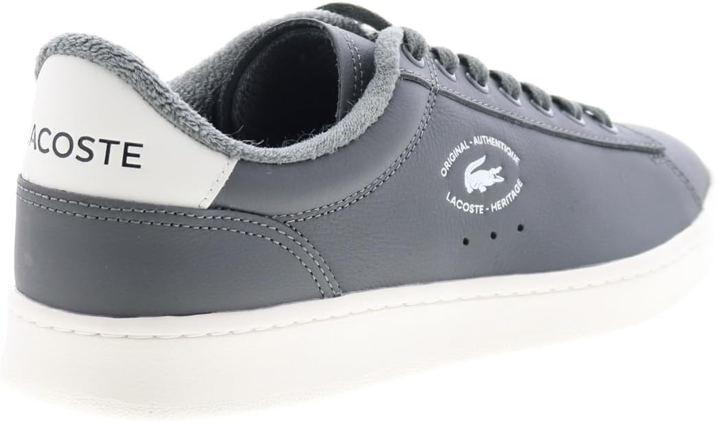 image:imageLacoste Mens Carnaby Set Leather SneakersDk GryOff Wht
