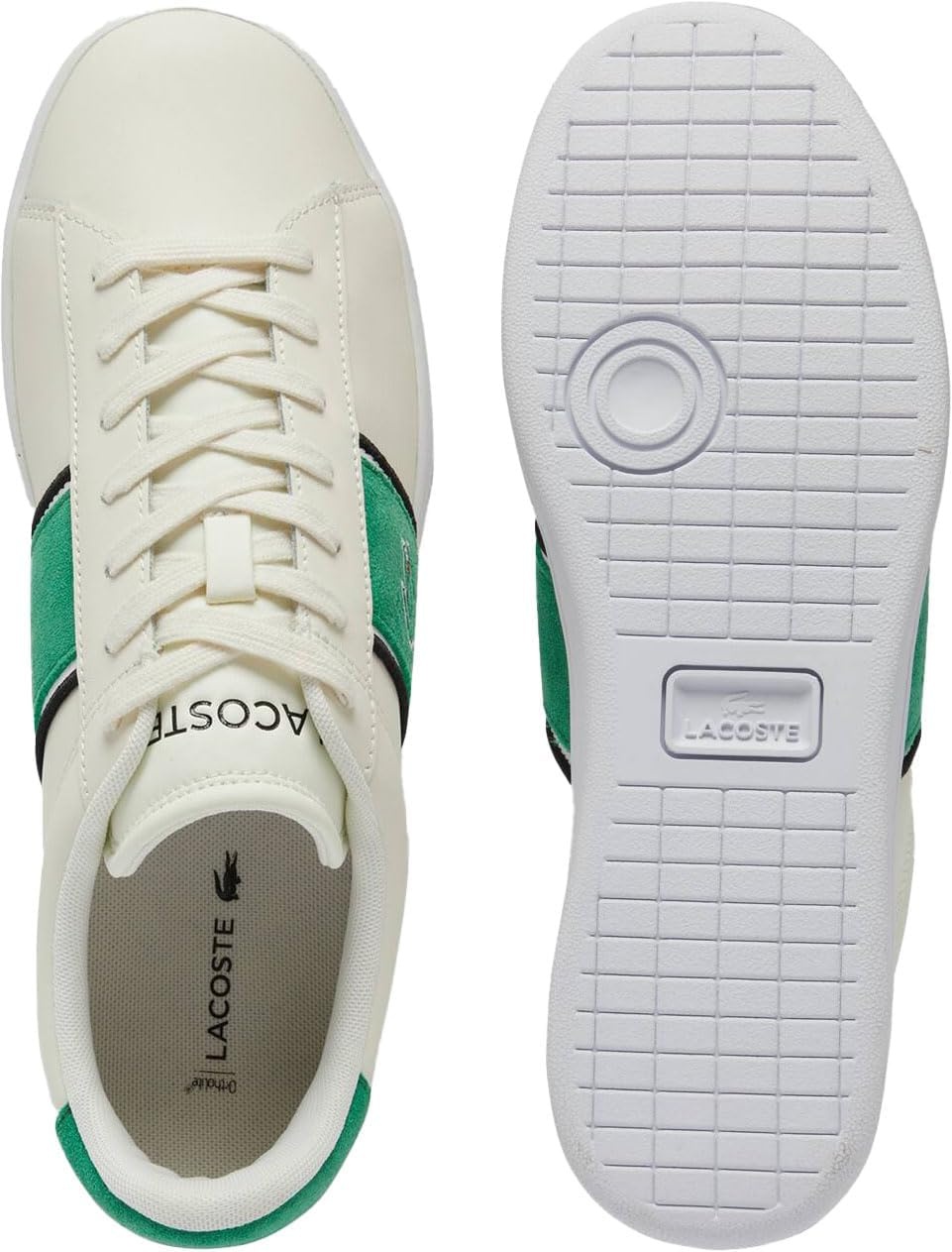 image:imageLacoste Mens Carnaby Set Leather SneakersOff WhtWht