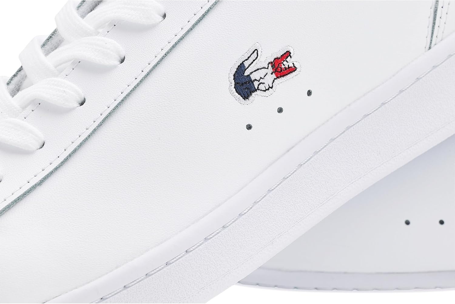 image:imageLacoste Mens Carnaby Set Trainer SneakersWhiteNavyRed