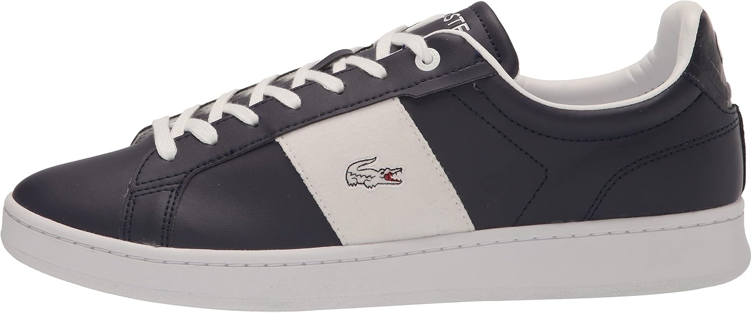 image:imageLacoste Mens Carnaby SneakersNavy BlueWhite