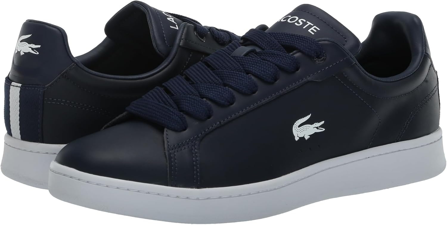 image:imageLacoste Mens Carnaby SneakersNvyWht