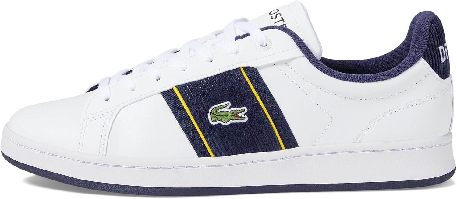 image:imageLacoste Mens Carnaby SneakersWhtNvy