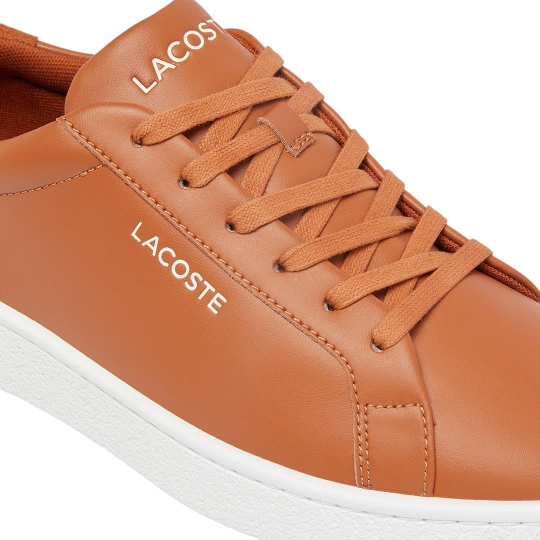 image:imageLacoste Mens Court Derby SneakersBrown White