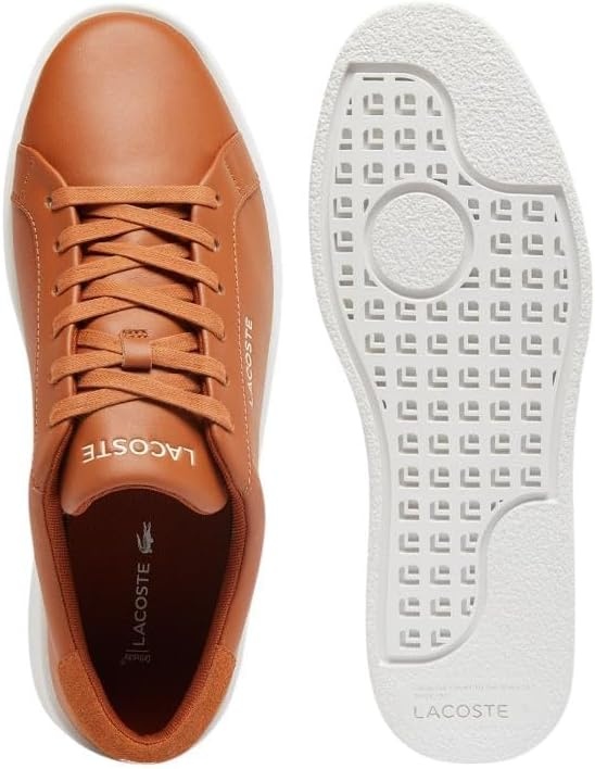 image:imageLacoste Mens Court Derby SneakersBrown White