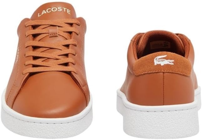 image:imageLacoste Mens Court Derby SneakersBrown White