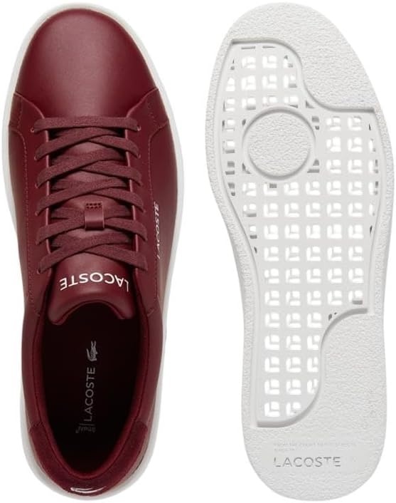 image:imageLacoste Mens Court Derby SneakersBurgundy White