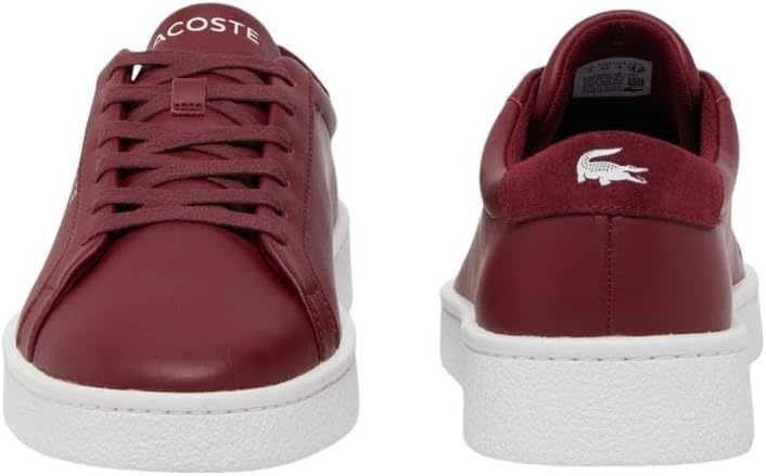 image:imageLacoste Mens Court Derby SneakersBurgundy White