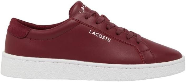 image:imageLacoste Mens Court Derby SneakersBurgundy White