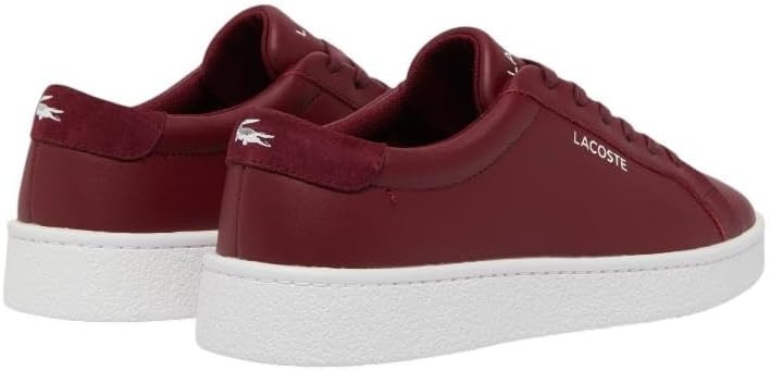 image:imageLacoste Mens Court Derby SneakersBurgundy White