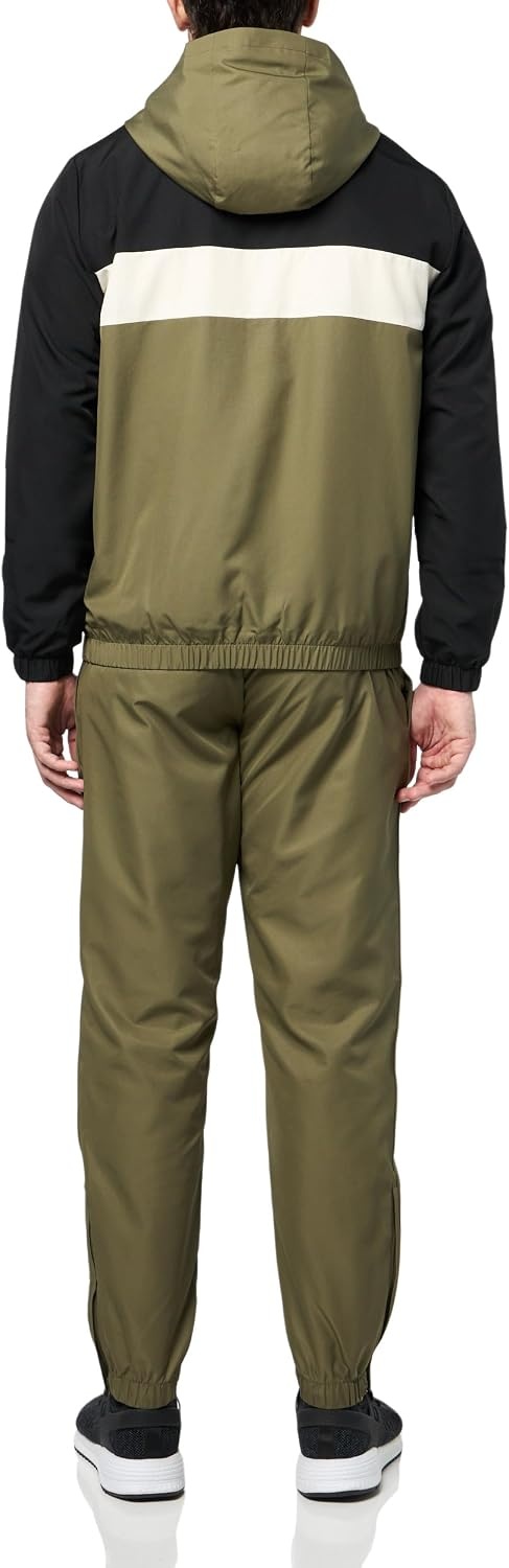 image:imageLacoste Mens Diamond Taffeta TracksuitOliveBlackLapland