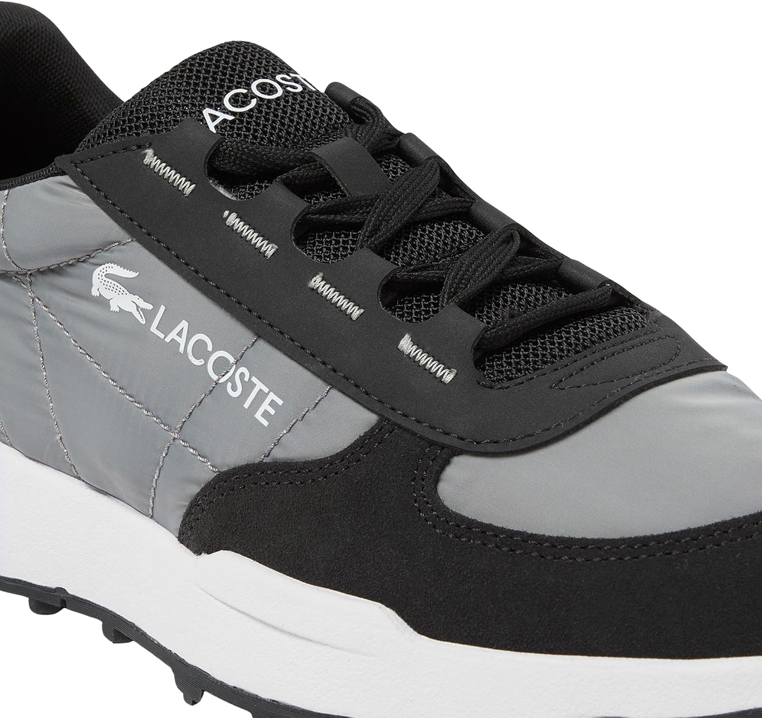 image:imageLacoste Mens Elite Active Evo SneakersBlackWhite