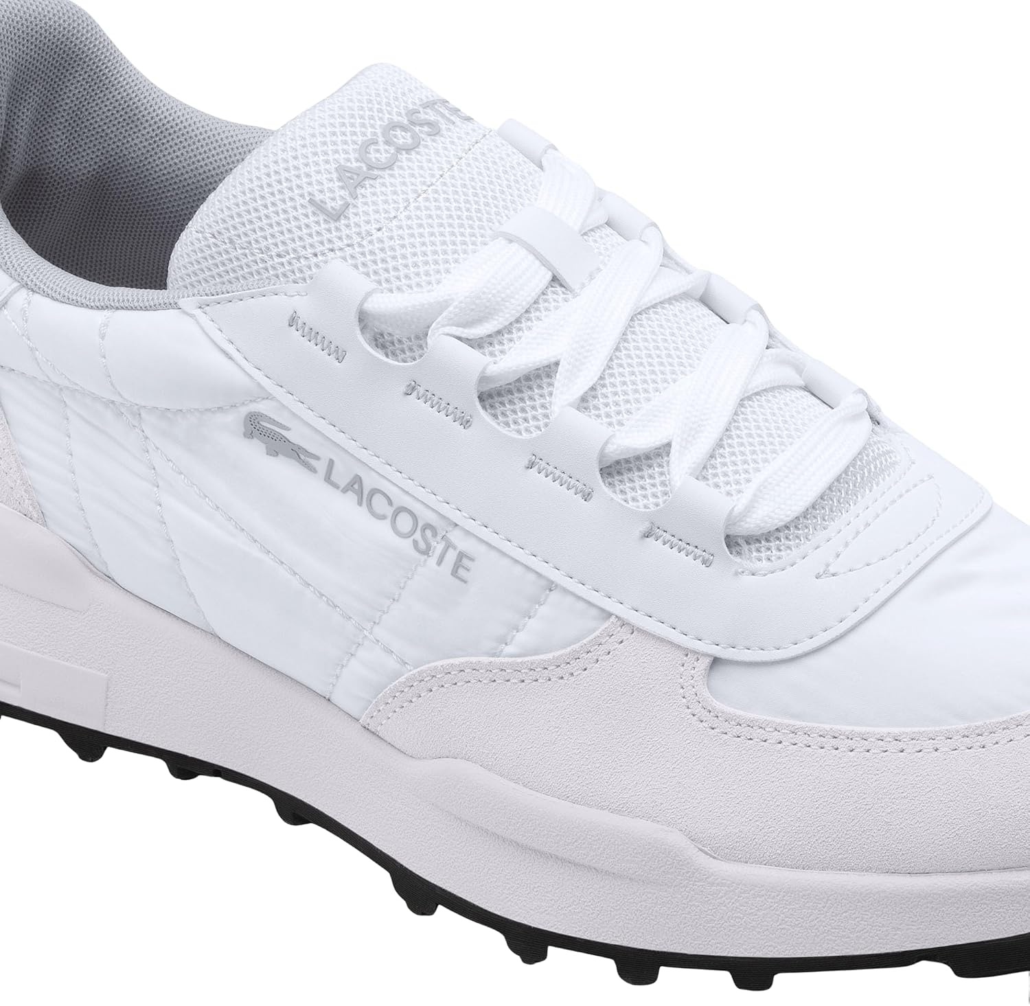 image:imageLacoste Mens Elite Active Evo SneakersWhiteLight Grey