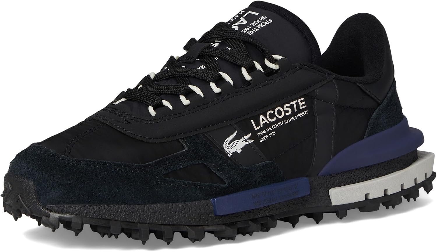 image:imageLacoste Mens Elite Active SneakersBlackNavy