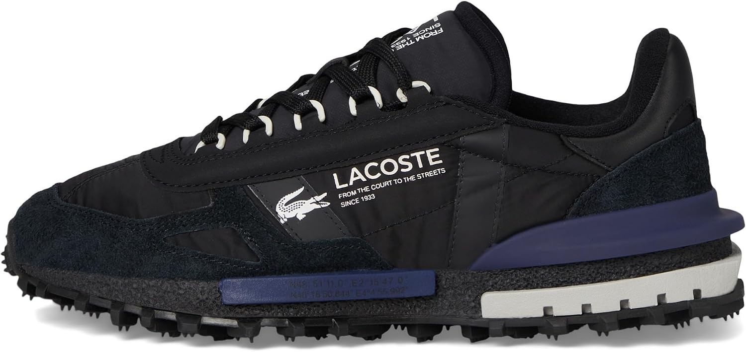 image:imageLacoste Mens Elite Active SneakersBlackNavy