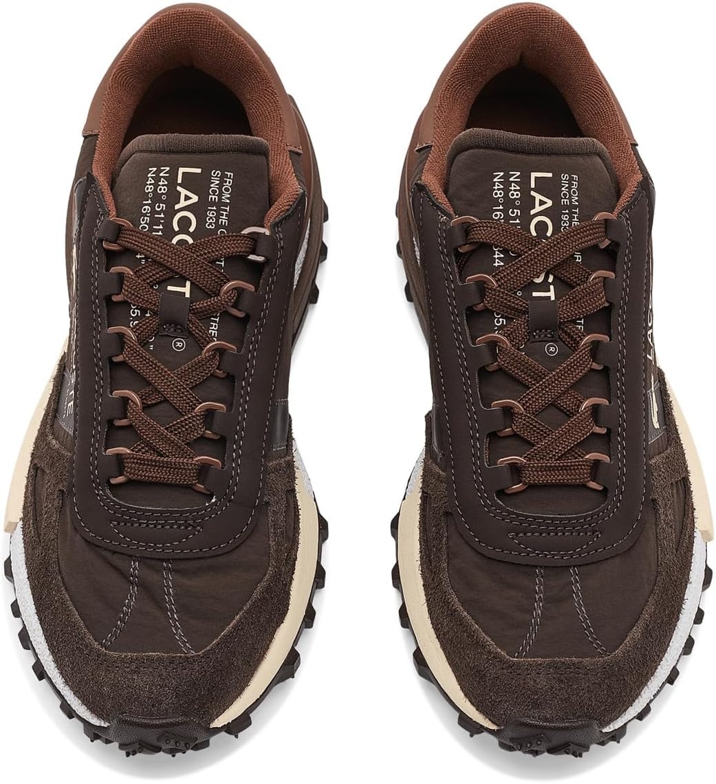 image:imageLacoste Mens Elite Active SneakersDark BrownDark Brown