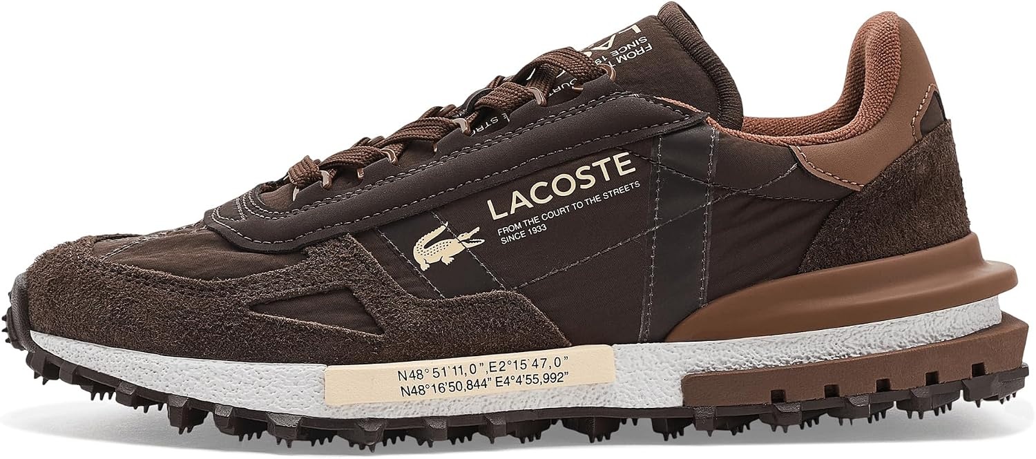 image:imageLacoste Mens Elite Active SneakersDark BrownDark Brown