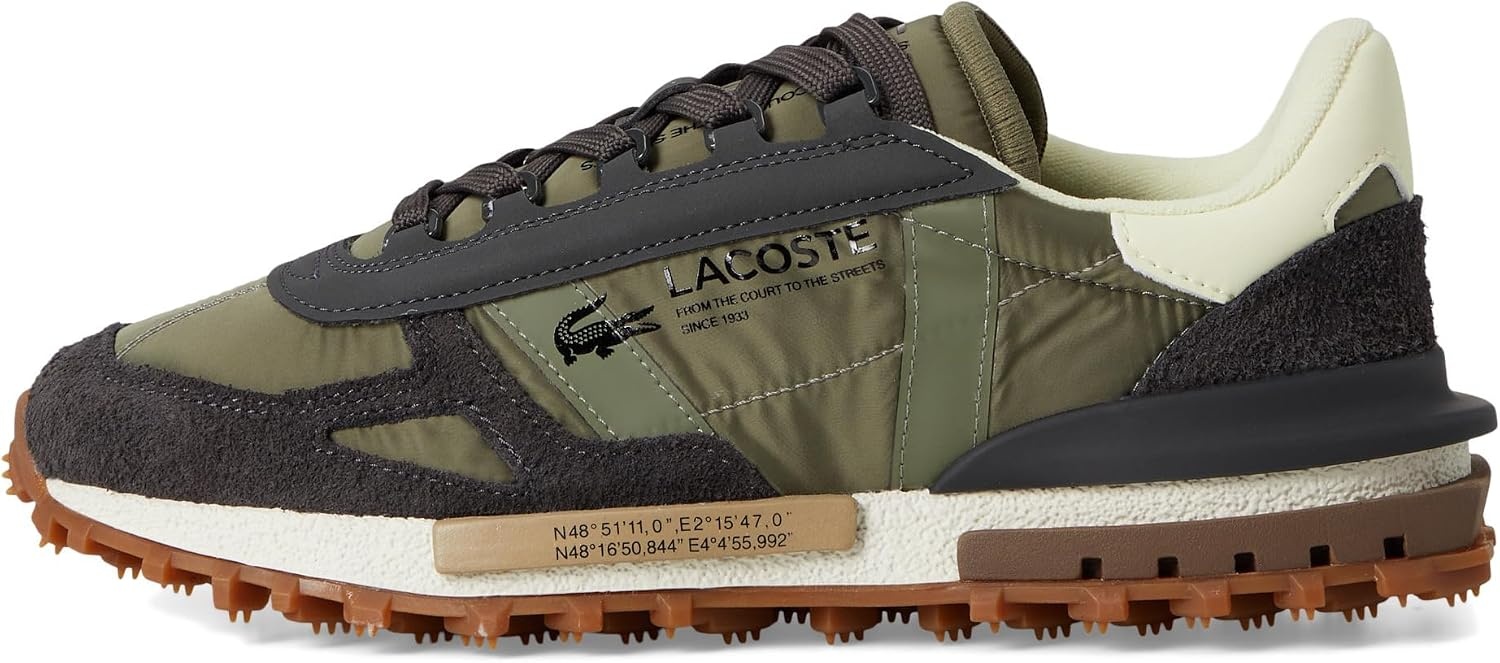 image:imageLacoste Mens Elite Active SneakersKhkDk Grn