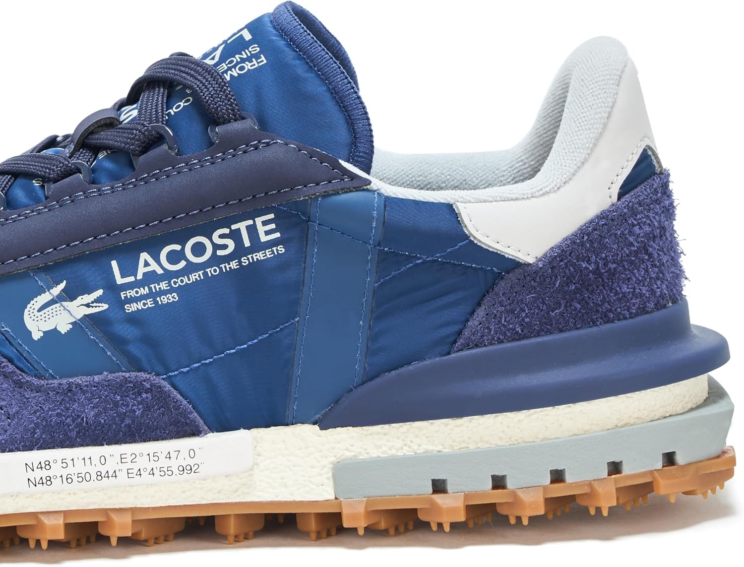 image:imageLacoste Mens Elite Active SneakersNvyLt Gry