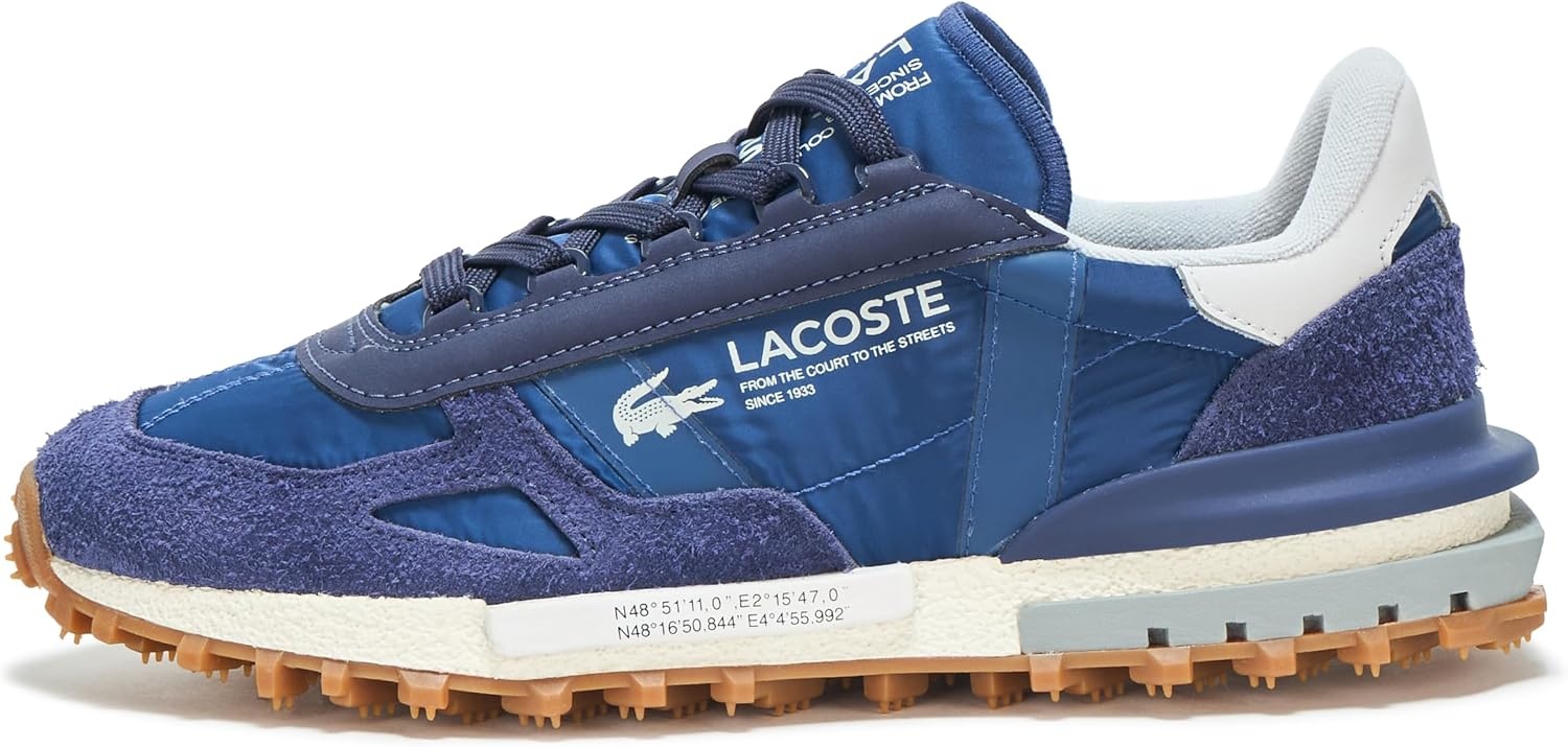 image:imageLacoste Mens Elite Active SneakersNvyLt Gry