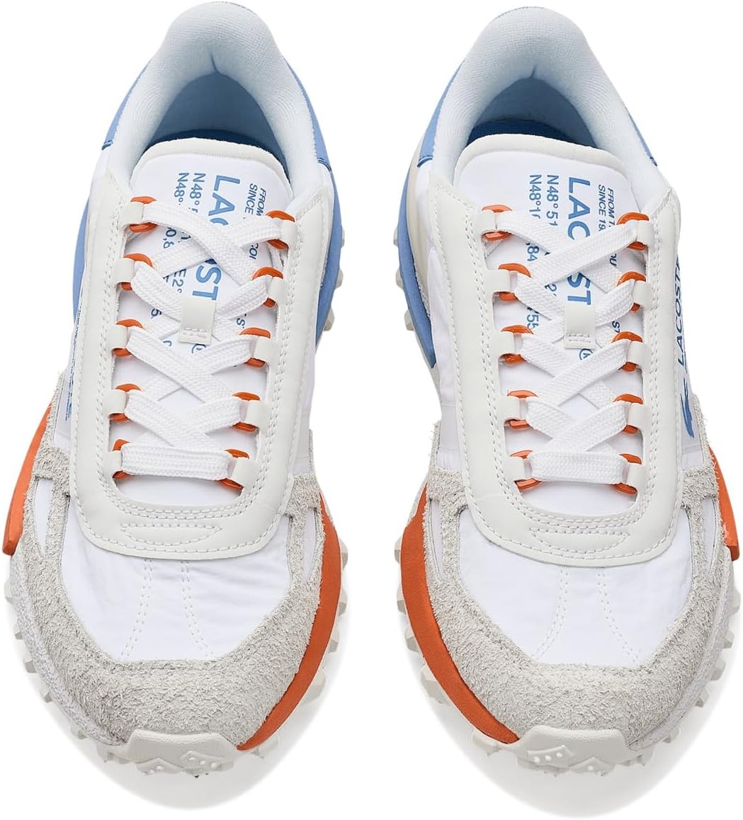 image:imageLacoste Mens Elite Active SneakersWhiteLight Blue