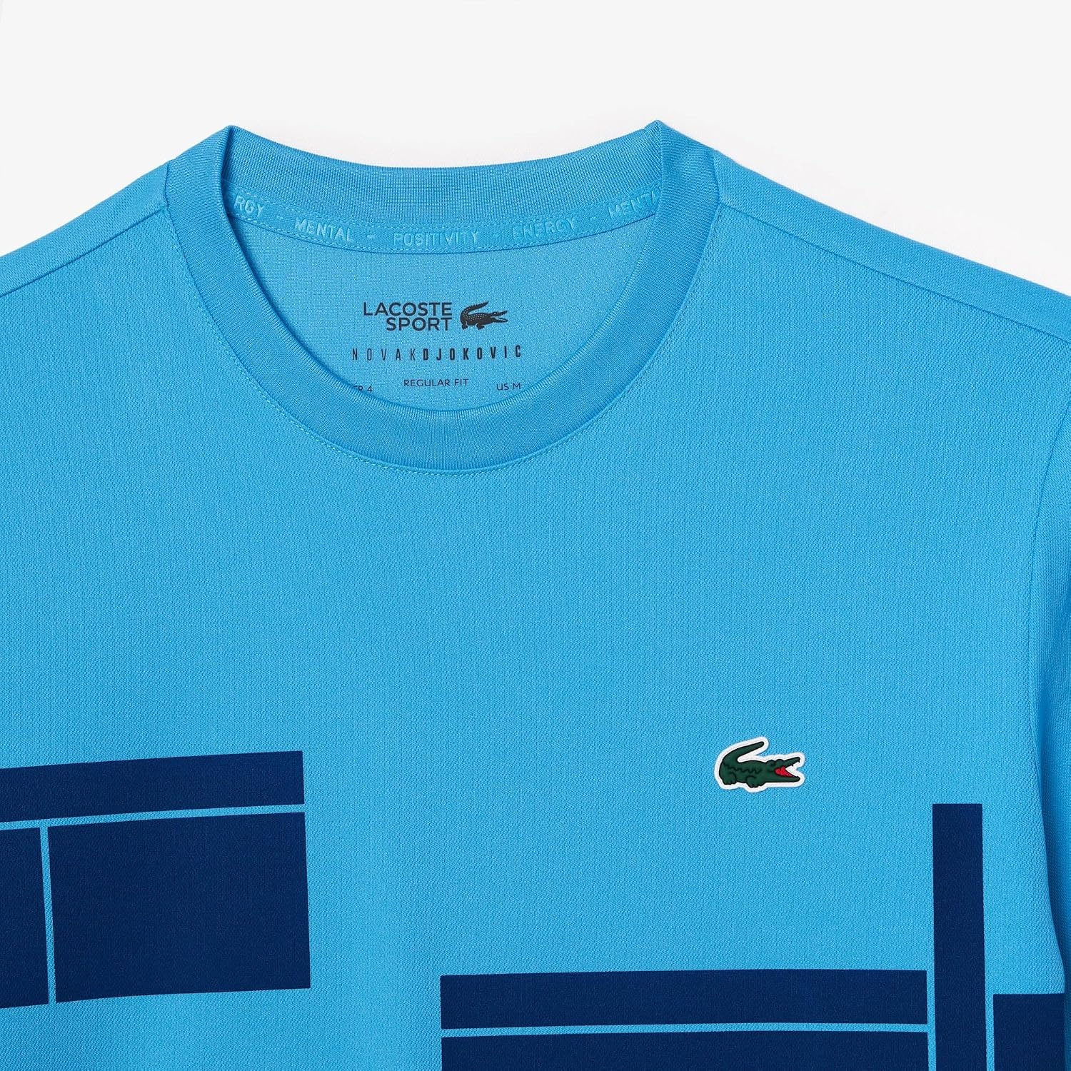 image:imageLacoste Mens Lacoste Tennis x Novak Djokovic TshirtArgentine BlueGlobe