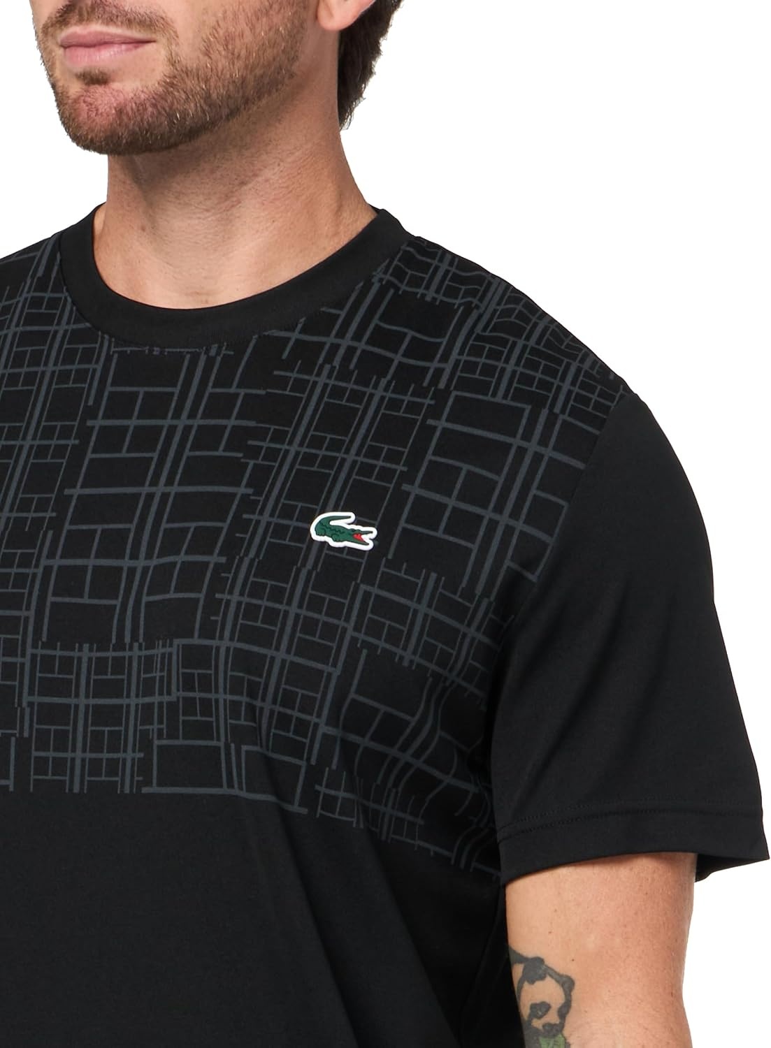 image:imageLacoste Mens Lacoste Tennis x Novak Djokovic TshirtBlack
