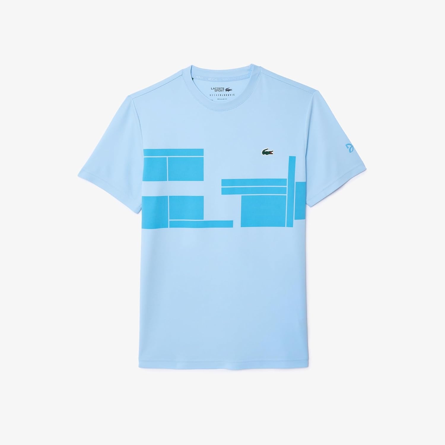 image:imageLacoste Mens Lacoste Tennis x Novak Djokovic TshirtClassic BlueArgentine Blue