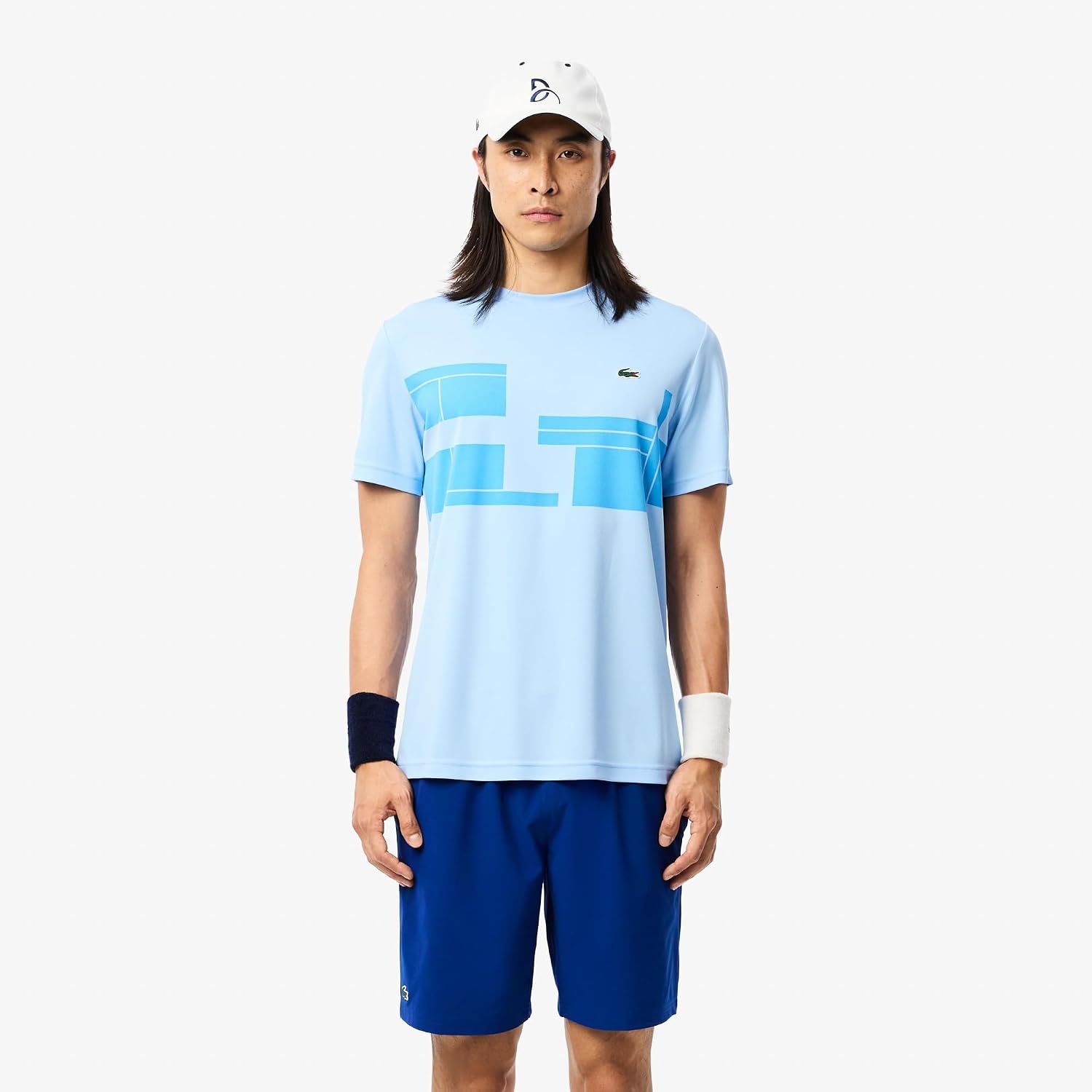 image:imageLacoste Mens Lacoste Tennis x Novak Djokovic TshirtClassic BlueArgentine Blue